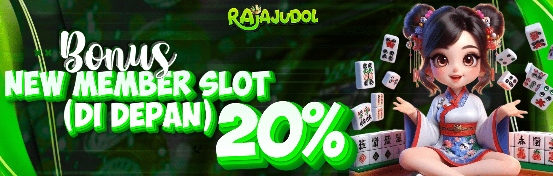 BONUS NEW MEMBER 20%
