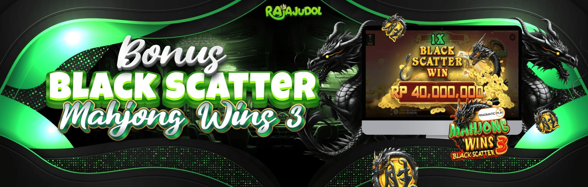BONUS BLACK SCATTER MAHJONG WINS 3