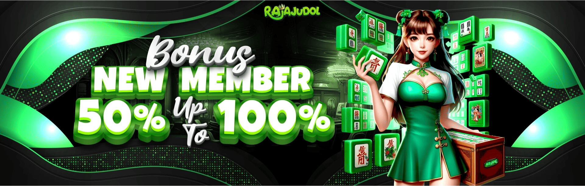 BONUS NEW MEMBER SLOTER 50% UP TO 100%