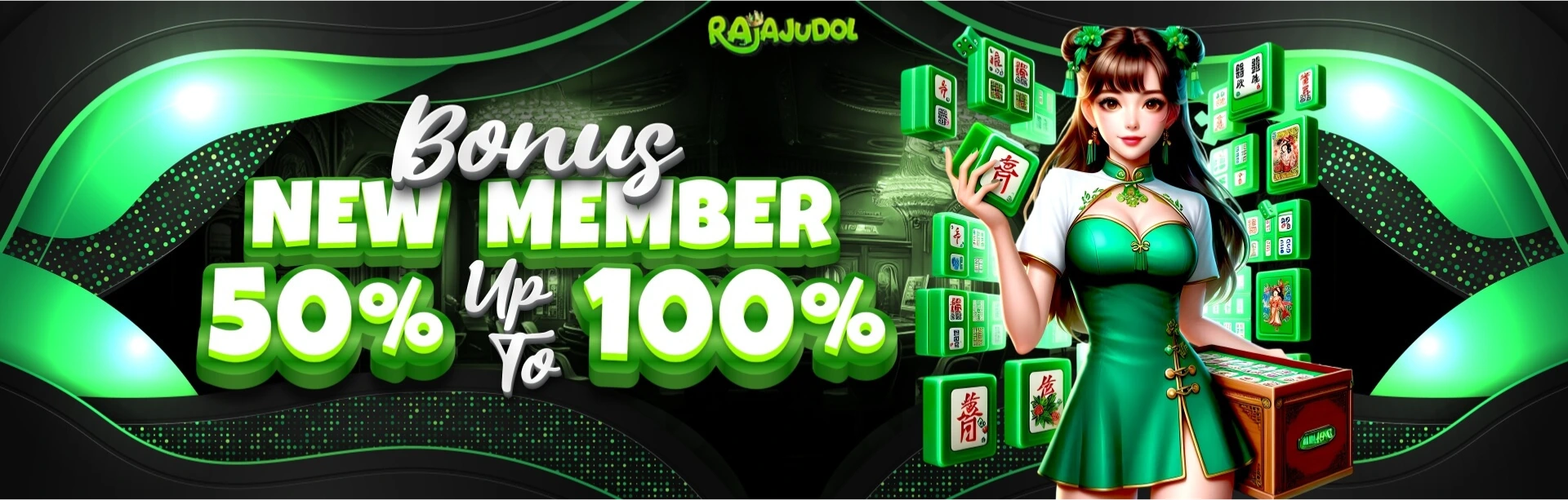 BONUS NEW MEMBER SLOTER 50% UP TO 100%